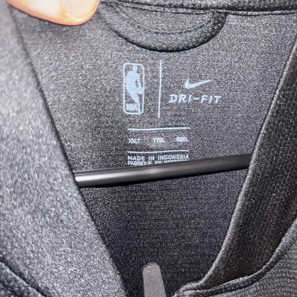 Nike Utah Jazz Black Full-Zip Hoodie XXLT - Picture 2 of 3
